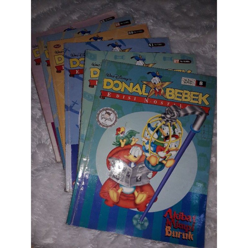 Donal Bebek Nostalgia Komik Lebar Walt Disney Shopee Indonesia