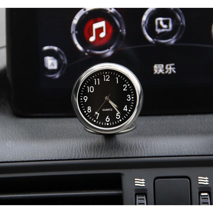 PARFUM HOLDER THERMOMETER dan JAM pajangan Dashboard dan Jepit AC Mobil 2 in 1