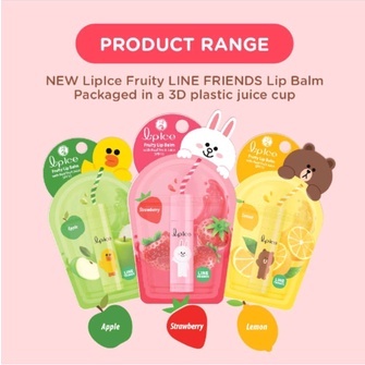 Mentholatum Lip Ice LINE Friends Fruity Lip Balm