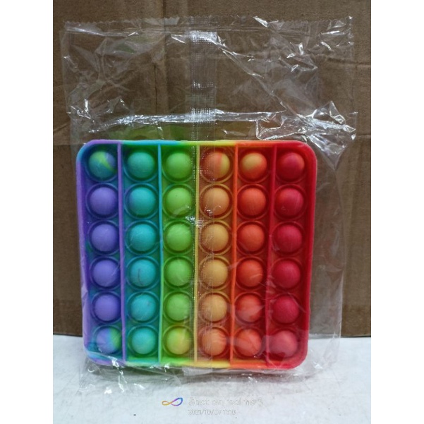 Mainan Pop it Anak Rainbow-KOTAK
