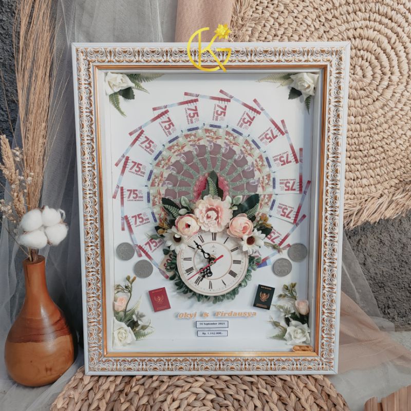 Mahar pernikahan / Mahar pengantin / mahar pernikahan bingkai / mahar uang