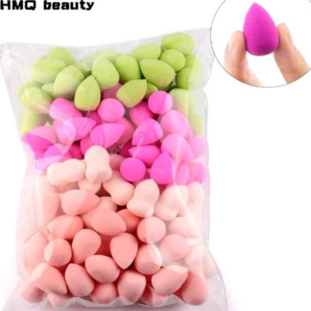 Grosir mini makeup spon air drop lembut makeup sponge spons