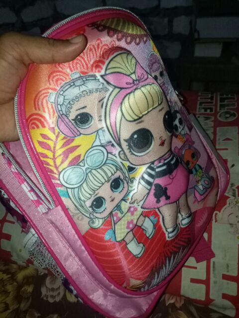  Tas  Ransel  Sekolah LOL 3D Tas  Calypso Original Tas  