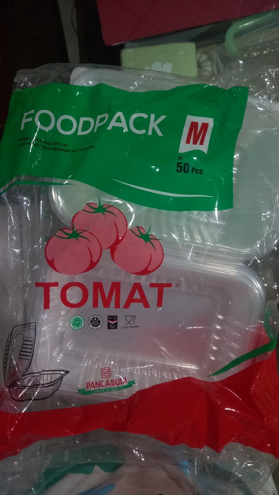 Mika Foodpack | Plastik Foodpack Kemasan Makanan Uk M (isi +/- 50 Pcs)