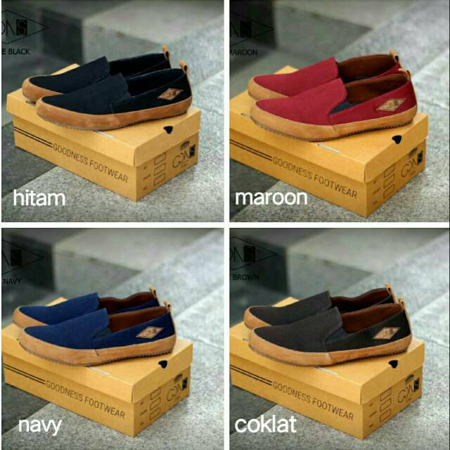 Sepatu Slop Pria GDNS Space Goodness Footwear Slip On Casual Pria