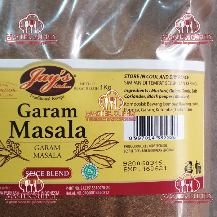 

Flash Sale - Garam Masala Jays 1 Kg / Masala Powder / Bumbu Kari India