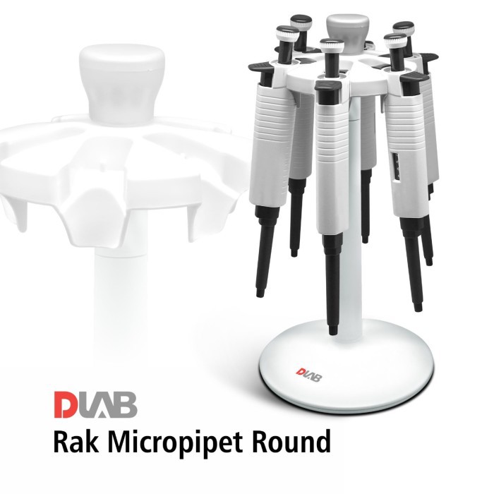 Rak Mikropipet Round DLab