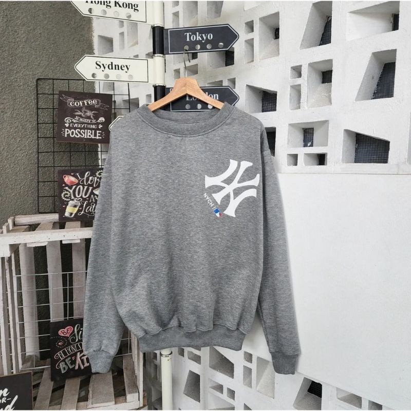 Sweater Basic Oblong Wanita | NYCH Korean Style Sweater | Size M.L.XL | Crewneck Fashion Wanita