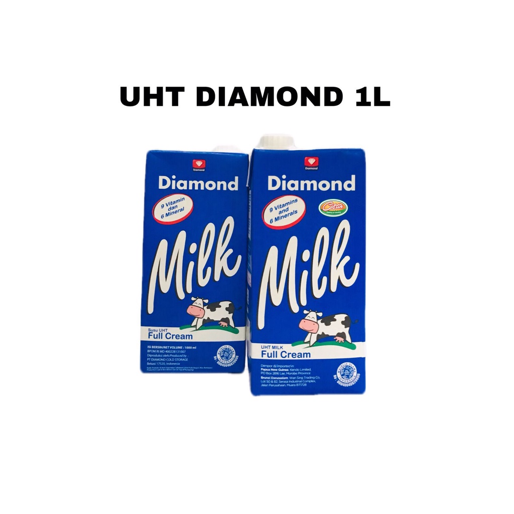 Jual Uht Diamond Milk Liter Full Cream Shopee Indonesia