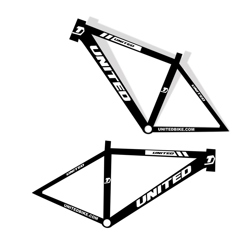 Stiker Cutting Sepeda  UNITED