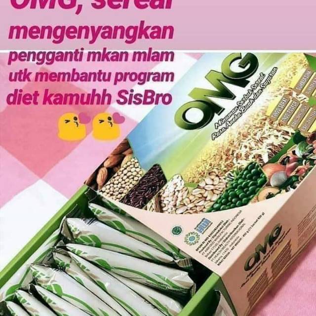 

OMG - SEREAL MINUMAN ANEKA RASA BUAH BANTU PROGRAM DIET SEHAT TANPA RIBET