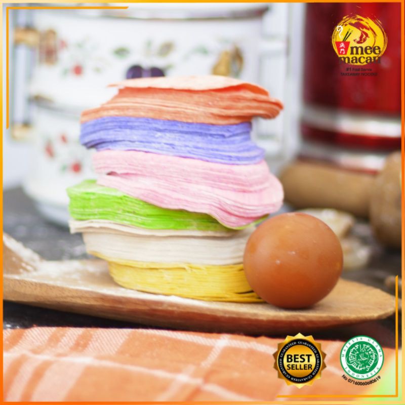 TERMURAH !! 500 Gram Kulit Dimsum Siomay | 100 - 120 Lembar Lebih | Kulit Bulat Putih / Rainbow | Harga Hemat Kualitas Terbaik | Produsen Langsung | Kulit Bulat Dimsum Siomay Gyoza Kulit Pangsit Goreng Rebus Kukus