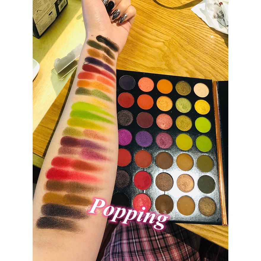 Beauty Glazed Eyeshadow POPPING 35 Colors Beauty Glazed POPPING Eyeshadow Matte Eyeshadow Palette