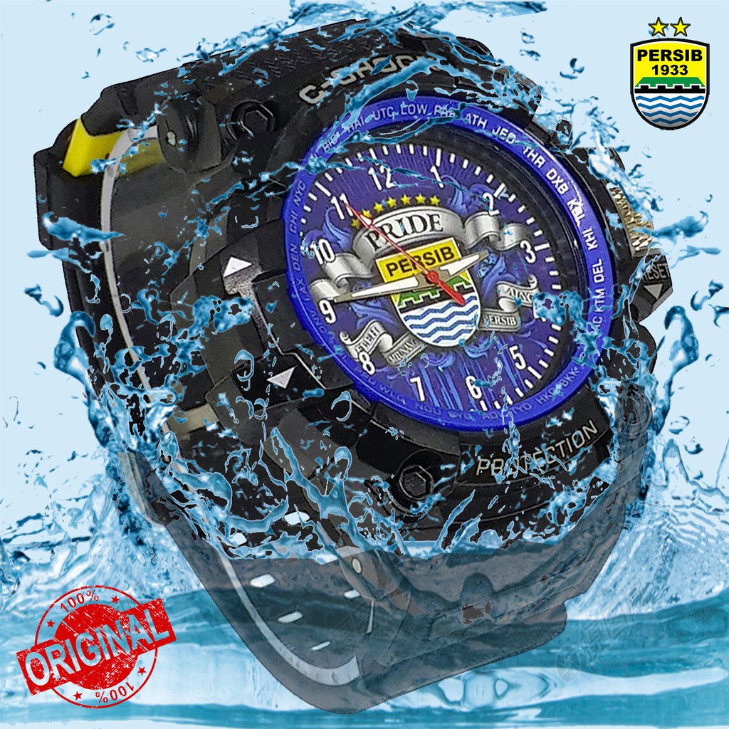 { BEST QUALITY } JAM PERSIB OUTDOOR LIST BIRU MOTIF PERSIB AING