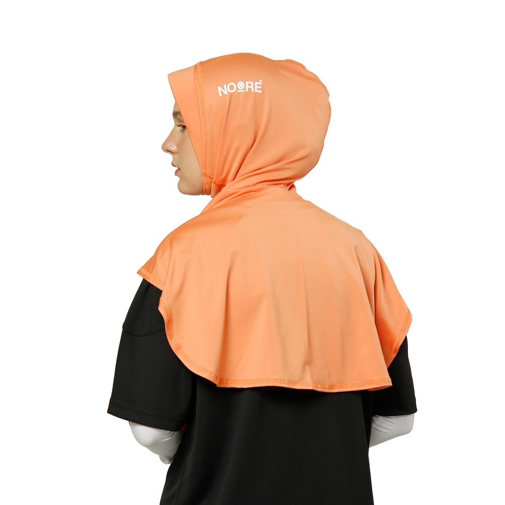 NOORE - Nadeen Sport Hijab - Peach - Jilbab Olahraga-1