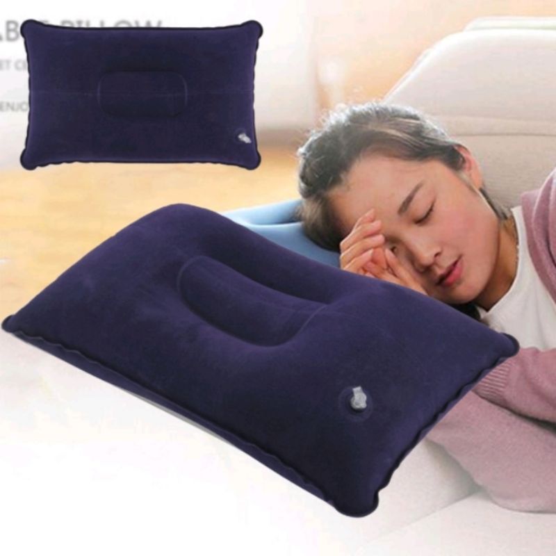 Bantal Angin Kepala Tiup Untuk Travel / Travel pillow By.ALRA LARIS MANIS