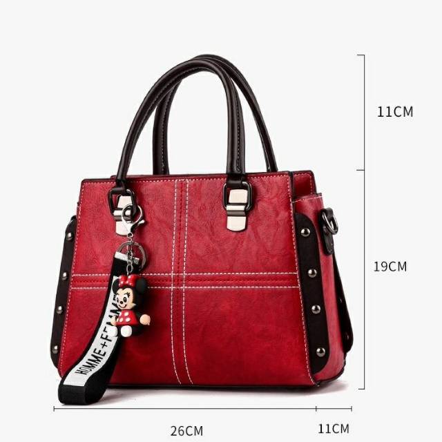 BQ 2179 RISCE TAS SELEMPANG KULIT IMPORT WANITA CEWEK PEREMPUAN BATAM LT 1495 / GI-B 1108 EL 443