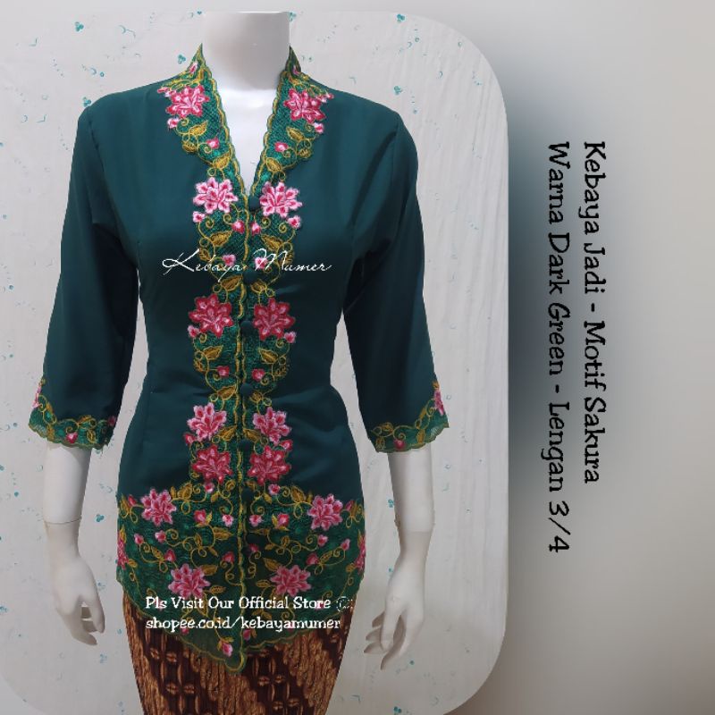 Kebaya Encim Murah. Kebaya Modern. Kebaya Encim. Kebaya Bordir. Sakura