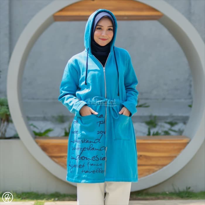 JAKET WANITA MUSLIMAH HIJACKET® URBANASHION ORIGINAL JAKET HIJABER NO.1 DI INDONESIA-HARBOR
