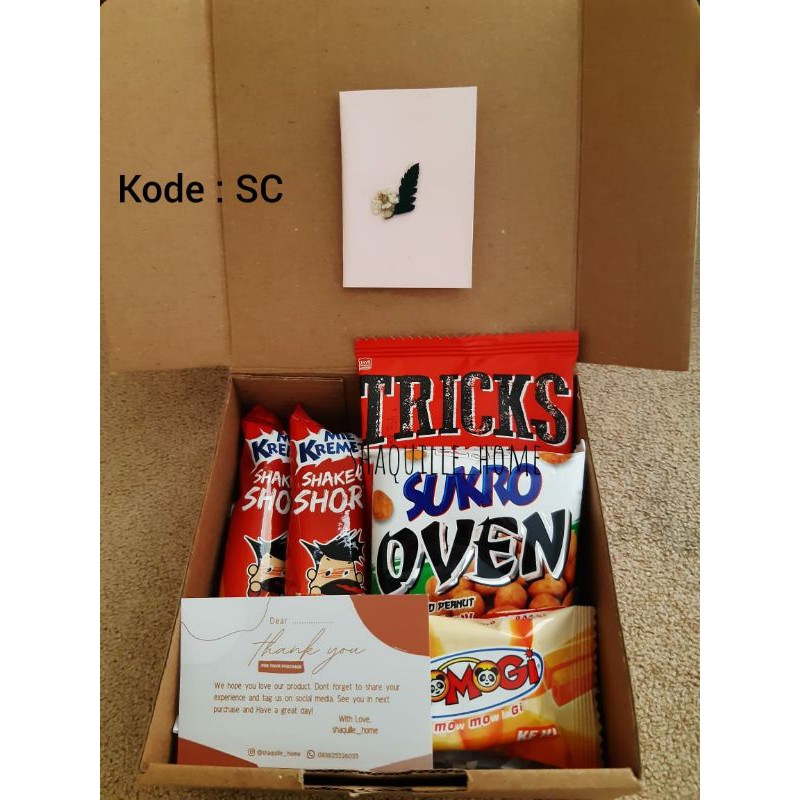 

Hampers snack bok murah kode SC