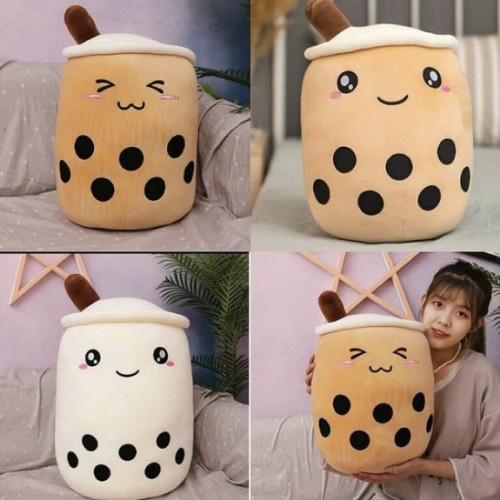 TERLARIS! Boneka Buble Boba/ Bantal Boba Milk Tea Brown Sugar Ukuran 30cm