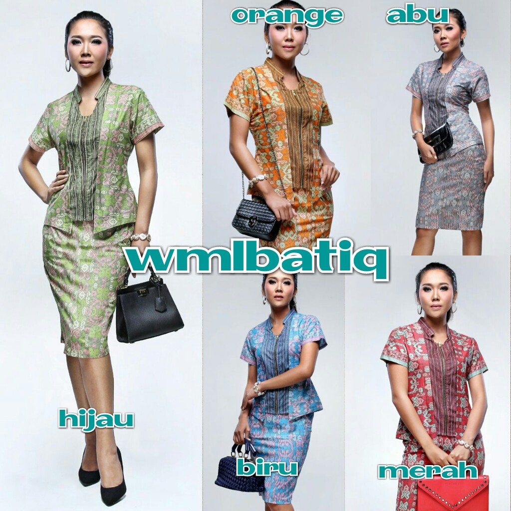 DRESS TERUSAN BATIK MODERN WANITA SAMANTHA SONGKET