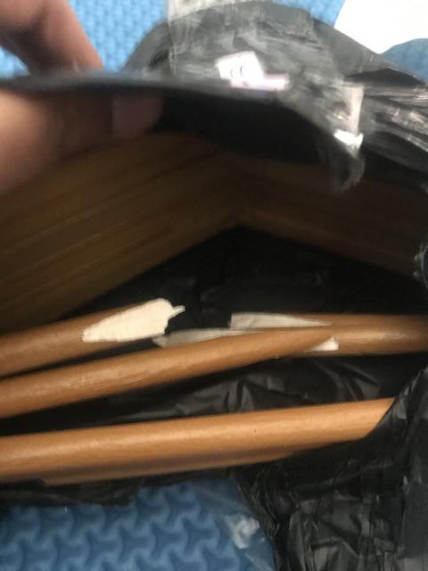 Hanger Kayu Palang Dewasa Isi 6 Pcs / Gantungan Kayu Palang