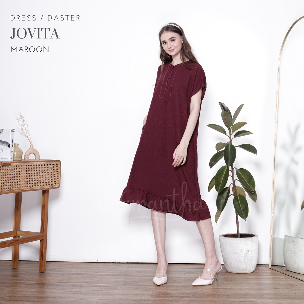 Dress / Daster Airflow Crinkle Rampel Jovita