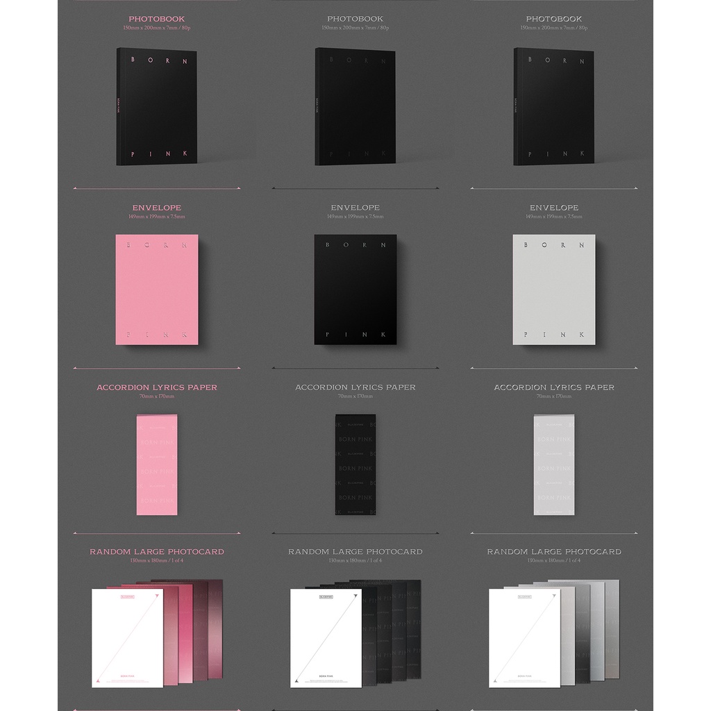 BLACKPINK - 2nd Full Album BORN PINK (BOX SET ver.) online POB