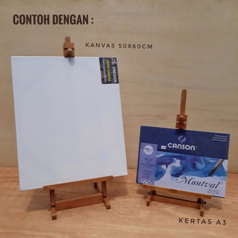 Easel Stand Meja SEDANG dan BESAR