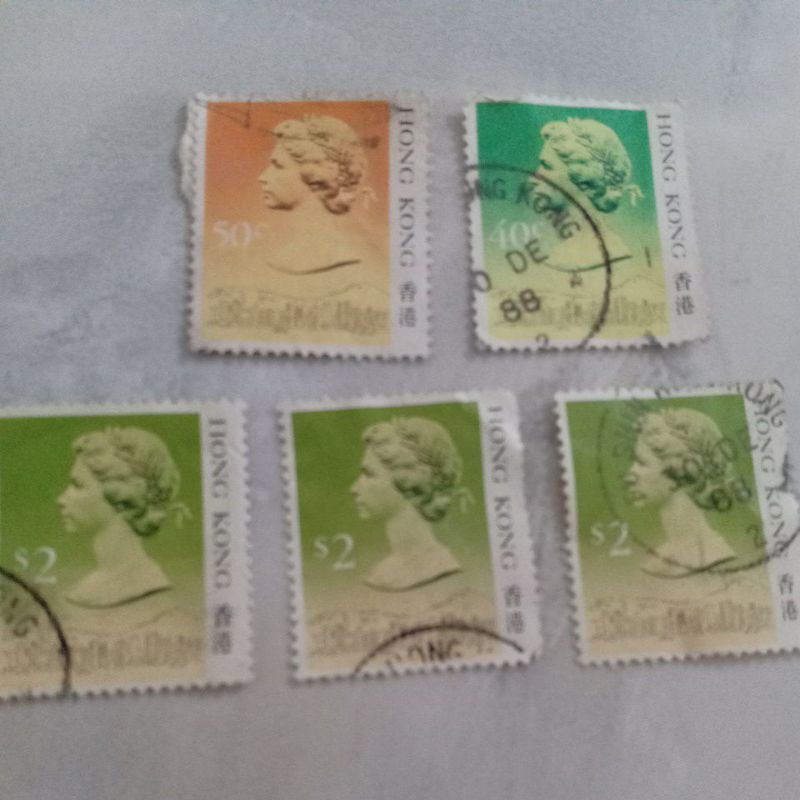 

Prangko Kuno Hongkong $2,$40,$50