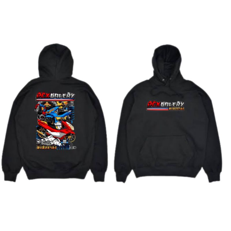 Hoodie PCX GALERY INDONESIA  Hoodie PCX  jaket Vixion  Hoodie vijar jari-jari