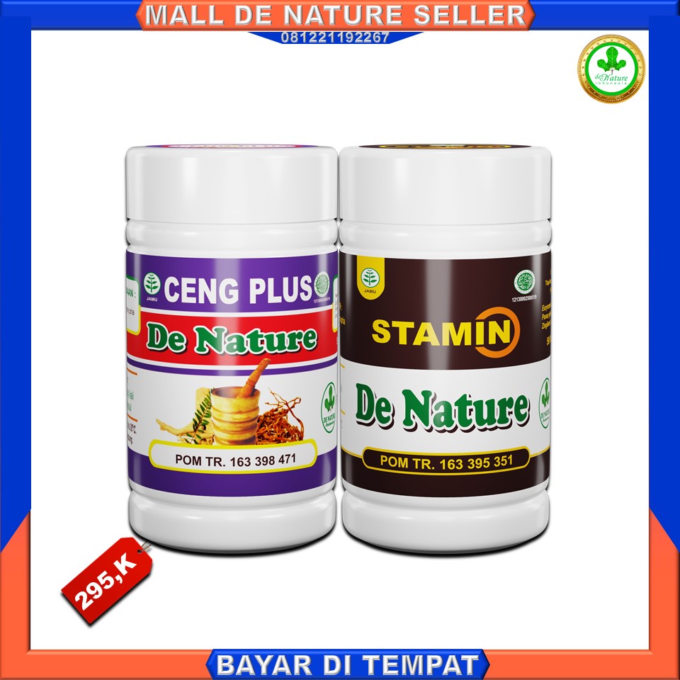 Ceng Plus Dan Stamin SUPLEMEN TAHAN LAMA PRIA AMAN TANPA EFEK SAMPING HERBAL ORI DE NATURE