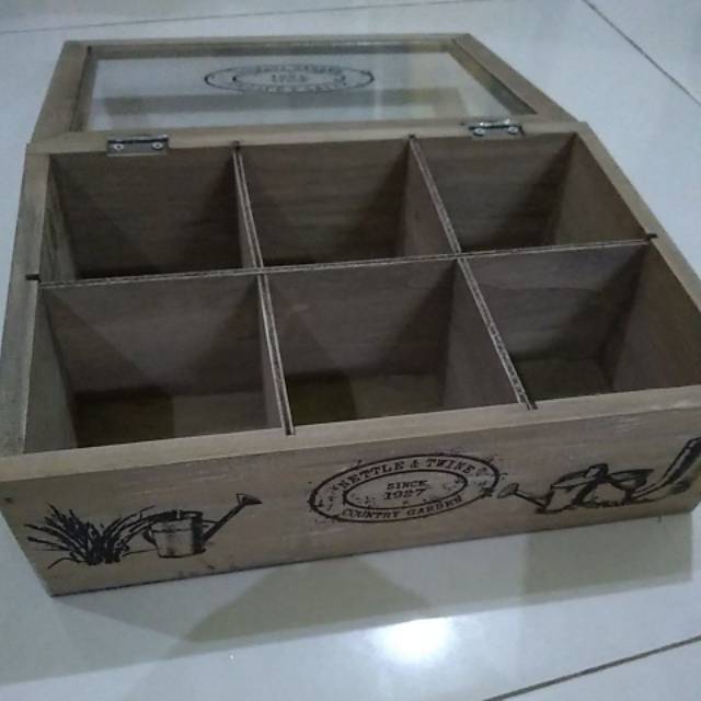 Teh dan kopi box tempat tea dan kopi berkarabiner