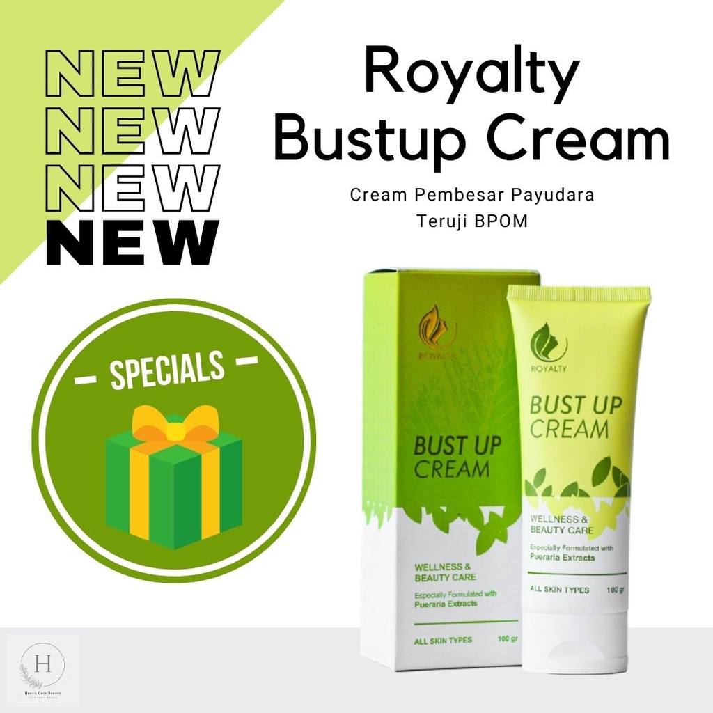 Krim Pembesar Pengencang Payudara Terbaik Bpom Royalty Bust Up Cream