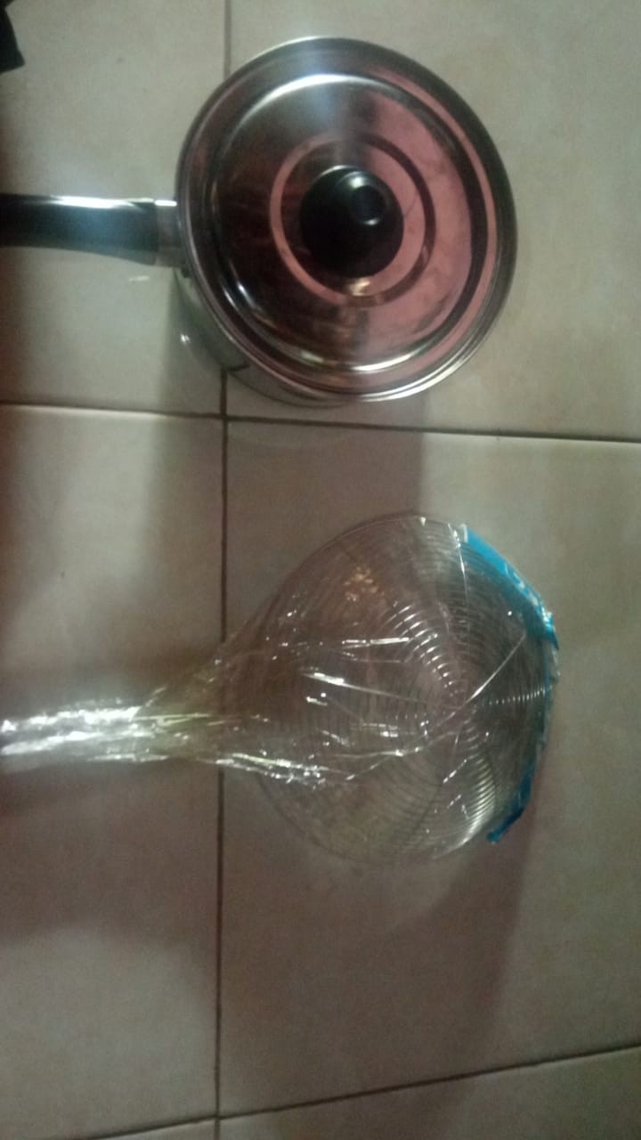 Serok Penggorengan/serok Laba Laba Gagang Stainless