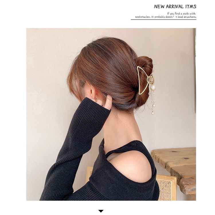 Jepit Rambut Korea Bahan Besi Alloy Jedai Logam Jepitan Rambut Import Jumbo Big Size Dewasa Warna Emas Gold Mewah Classic Jumbo