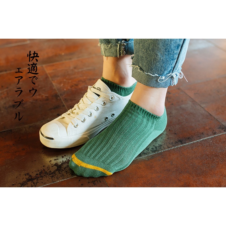 Kaos Kaki Pendek Wanita Angkle Full Color Low Sock Cotton Socks SCH28