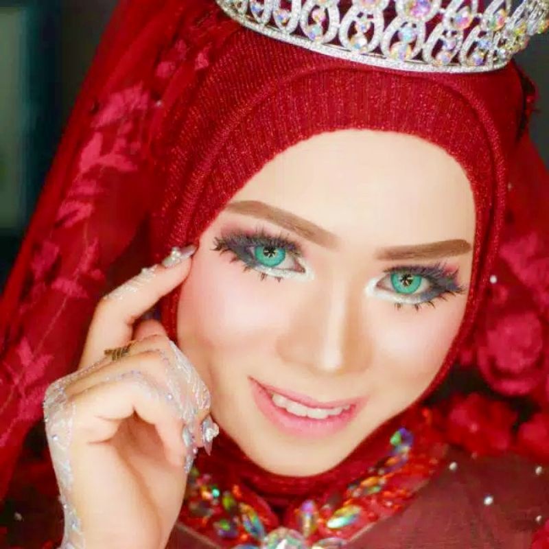 Pashmina Rajut Glitter PREMIUM By Adelus-Chili Red