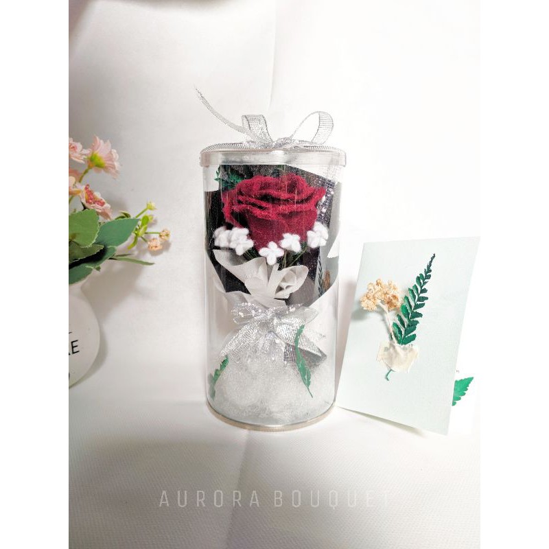 Buket Mini / Buket Mika Tabung / Anniversary Gift / Kado Wisuda