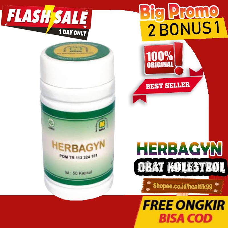 

TERLARIS ! HERBAGYN NASA ORIGINAL - OBAT PENURUN KOLESTEROL - HERBAGYN ASLI 100%
