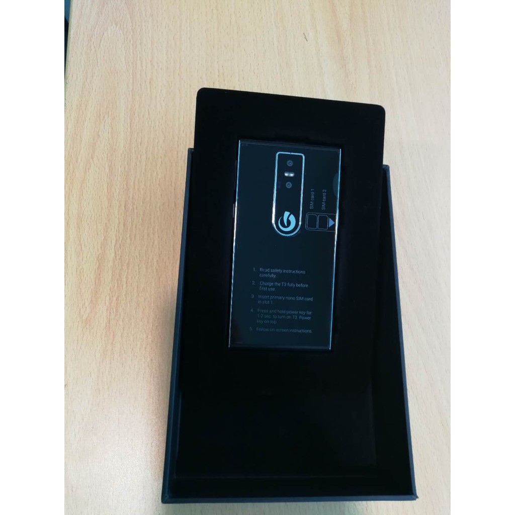 \u3010Siap\u3011Lumigon T3 3/128G Black 4.8 inci Dual SIM Fingerprint NFC Smartphone 4G LTE Black