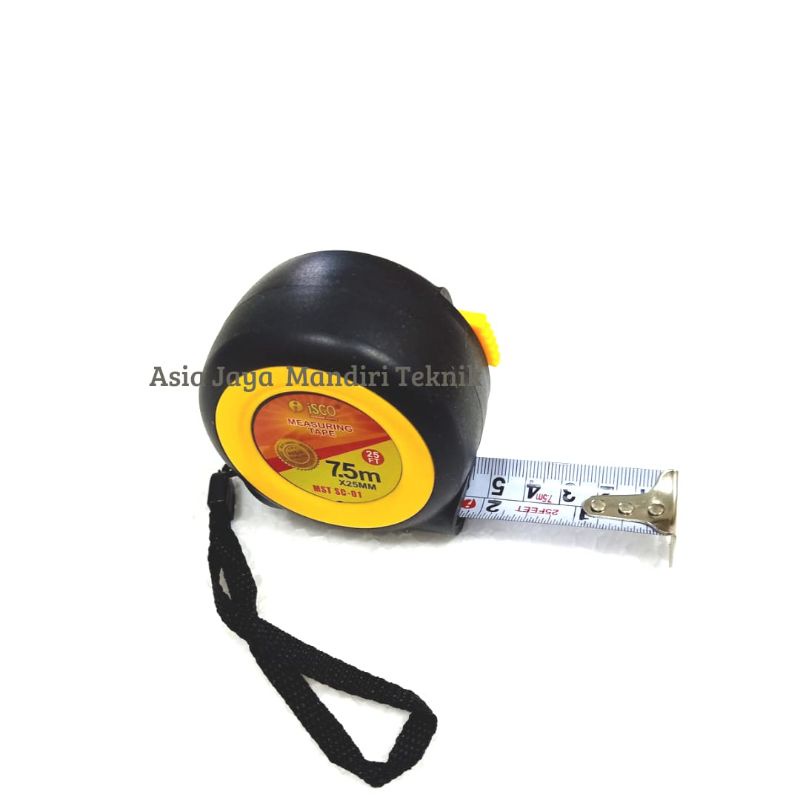 METERAN ISCO 7.5METERx 25MM AUTO LOCK MST SC-01 / MEASURING TAPE 7.5METER  ISCO
