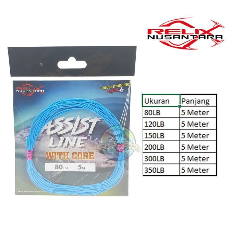 assist kevlar with core relix nusantara/harga permeter