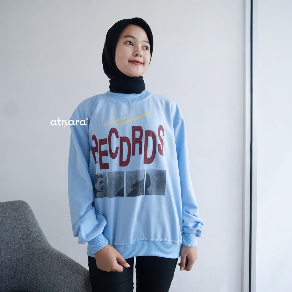 Nara Grosir - Records XXL Sweater l Sweater Pria dan Wanita