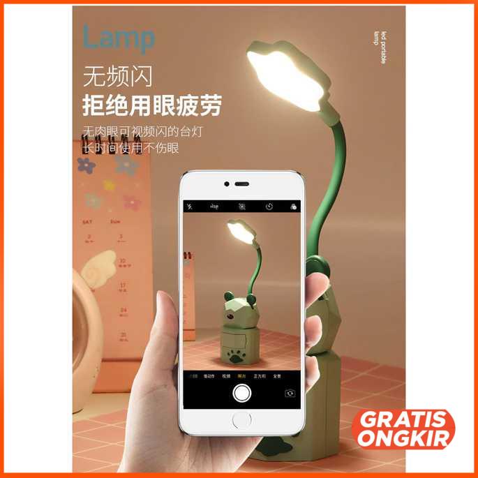 Lampu Meja Belajar USB Desk Lamp Desain Unik - YC5806