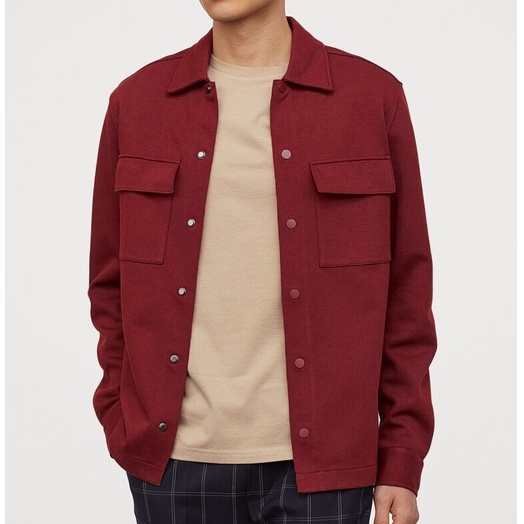 SHACKET JACKET PREMIUM GOODS / JAKET PRIA / JAKET CASUAL PRIA / JACKET CASUAL PREMIUM GOODS-MAROON