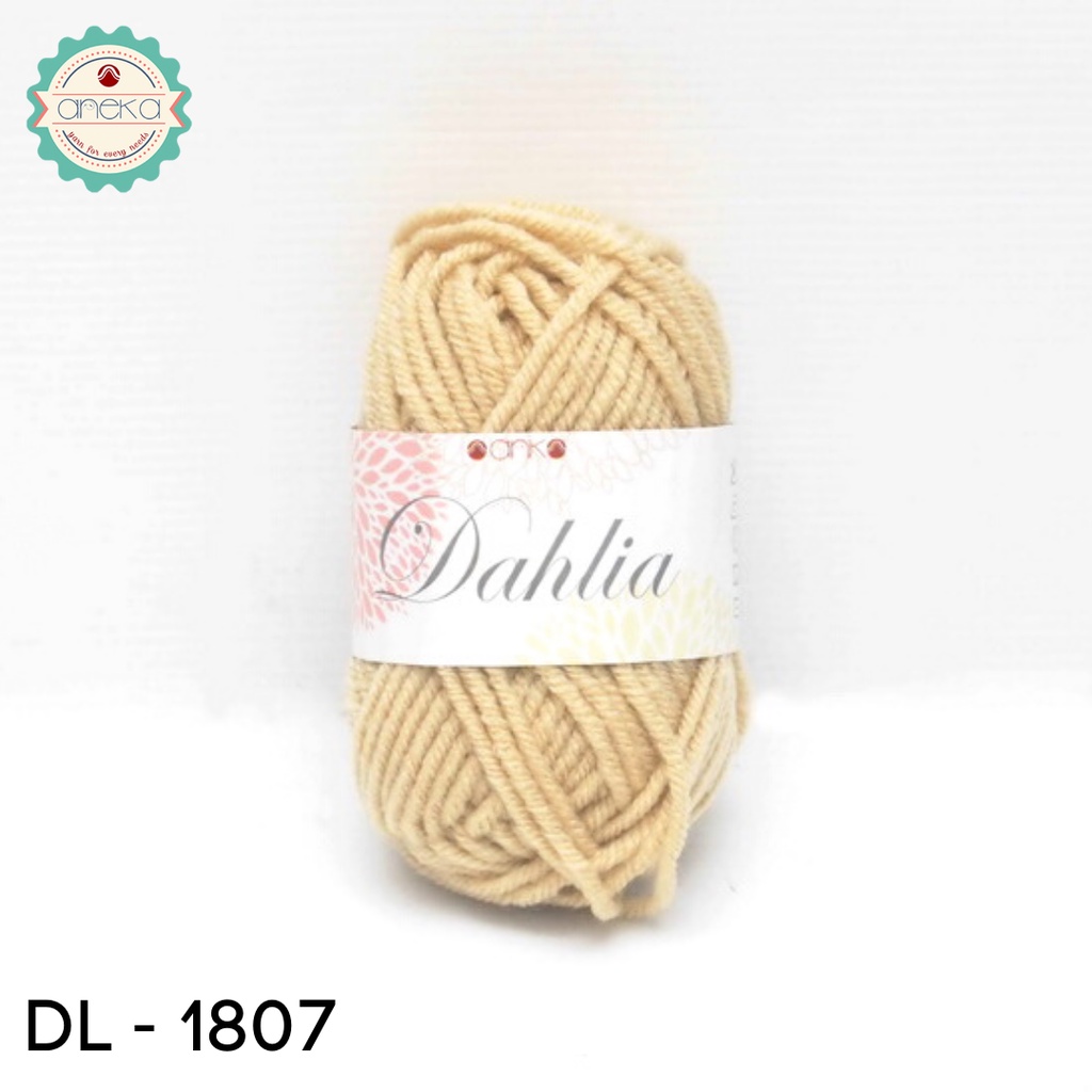 Benang Rajut Karpet Dahlia / Carpet Yarn - 1807 (Krem Muda)