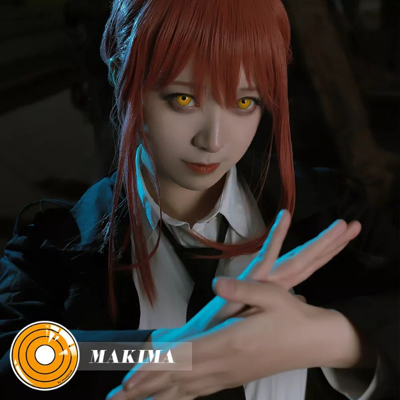 Softlens cosplay Makima Chainsaw Man