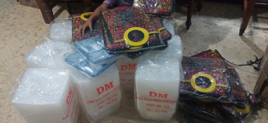 Thinwall Food Container 1500ml / Kotak Makan Bening / Mangkok Plastik / Mangkok Bening